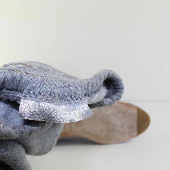 Chanel Grey Cotton Casual Flat Boots (EU 40 / 9.5 US) - Picture 13 of 15